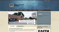 Desktop Screenshot of hickorychurch.org
